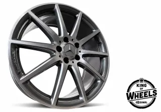 ORIGINAL MERCEDES BENZ 19 ZOLL C-KLASSE W206 C63 AMG S E-PERFORMANCE FELGEN BICOLOR TITANGRAU GLANZGEDREHT A2064016900 A2064012800 - Bild 1