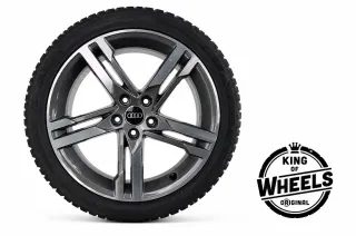 ORIGINAL AUDI 18 ZOLL A4 S4 8W B9 8W0601025M FELGEN MIT NEUEN MICHELIN SOMMERREIFEN - Bild 1