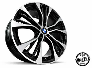 ORIGINAL BMW 21 ZOLL X5 F15 E70 X6 F16 E71 STYLING 599 M FELGEN M BICOLOR SCHWARZ 6859423 + 6859424 - Bild 1