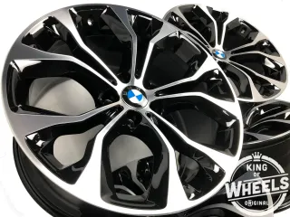 ORIGINAL BMW 20 ZOLL X5 F15 X6 F16 STYLING 451 FELGEN BICOLOR SCHWARZ HOCHGLANZ 6853959 & 6853960 - Bild 1