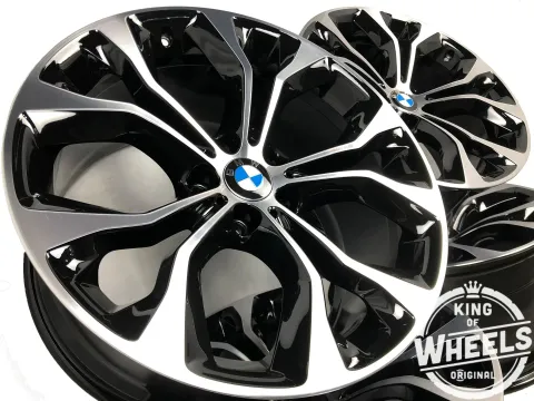 Background image for ORIGINAL BMW 20 ZOLL X5 F15 X6 F16 STYLING 451 FELGEN BICOLOR SCHWARZ HOCHGLANZ 6853959 & 6853960