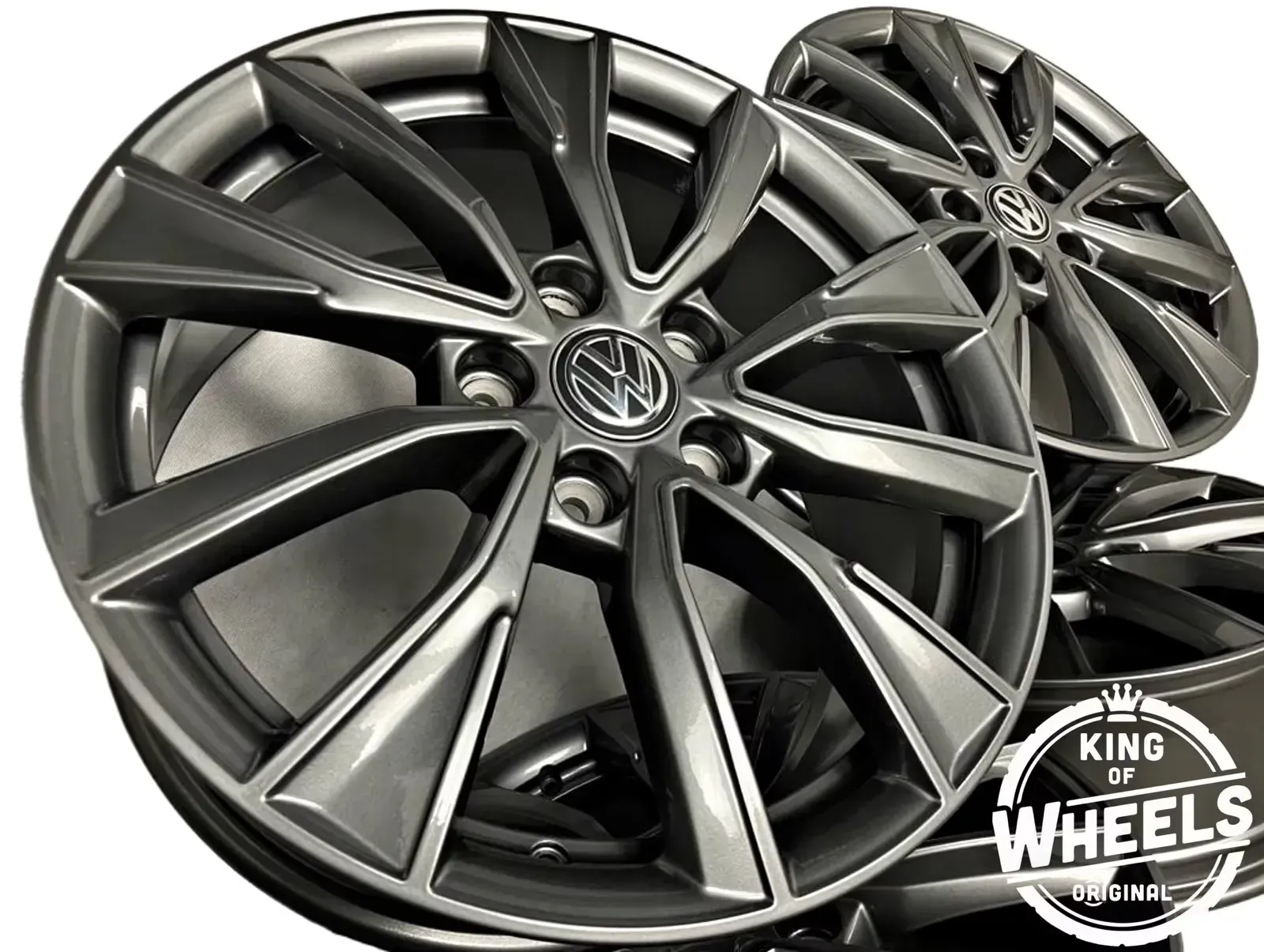 ORIGINAL 18 ZOLL VW T7 MULTIVAN BULLI FELGEN 7T0601025E TOSHIMA ANTHRAZIT 7,5J x 18 ET60 - Bild 1