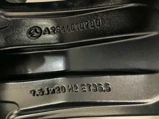 ORIGINAL MERCEDES BENZ AMG 20 ZOLL GLC X254 C254 FELGEN SCHWARZ A2544010600 + A2544010700 - Bild 3