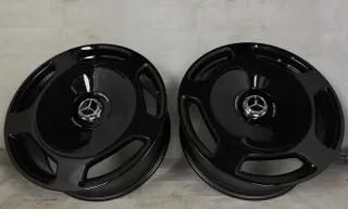 ORIGINAL MERCEDES BENZ MAYBACH 20 ZOLL S-KLASSE W223 V223 FELGEN A2234014200 SCHWARZ HOCHGLANZ INKLUSIVE SCHRAUBBARE RADNABENDECKEL - Bild 8