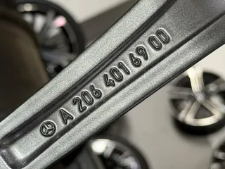ORIGINAL MERCEDES BENZ 19 ZOLL C-KLASSE W206 C63 AMG S E-PERFORMANCE FELGEN BICOLOR TITANGRAU GLANZGEDREHT A2064016900 A2064012800 - Bild 3