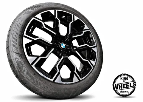 Background image for ORIGINAL BMW 20 ZOLL 7er i7 G70 STYLING 1036 M FELGEN SOMMERREIFEN GOODYEAR EAGLE F1 ASYMMETRIC 6 BMW*