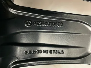 ORIGINAL MERCEDES BENZ AMG 20 ZOLL GLC X254 C254 FELGEN SCHWARZ A2544010600 + A2544010700 - Bild 2